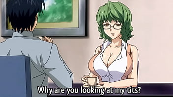 Tearing up my Huge-titted step Brother's Wife - Anime porno Uncensored [Subtitled]