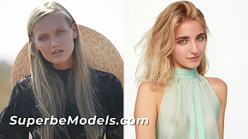 SUPERBE MODELS - (Dasha Elin, Bella Luz) - Ash-blonde COMPILATION! Uber-sexy Models De-robe Slowly And Showcase Their Brilliant Bods Only For You